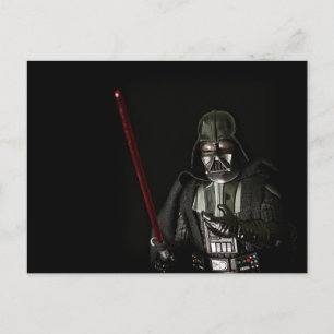 Cool Toy Photography Sci Fi Villian design Holiday Postcard