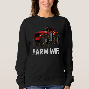 Cool Tractor For Women Aunt Big Farming Vehicle Tr Sweatshirt