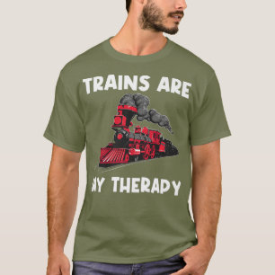 Cool Train Gift For Men Women Railroad Public T-Shirt