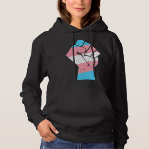 Cool Transgender Fist Pride Rights  Lgbt Transexua Hoodie