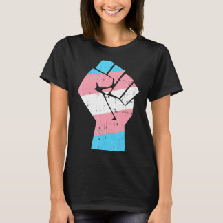 Cool Transgender Fist Pride Rights  Lgbt Transexua T-Shirt