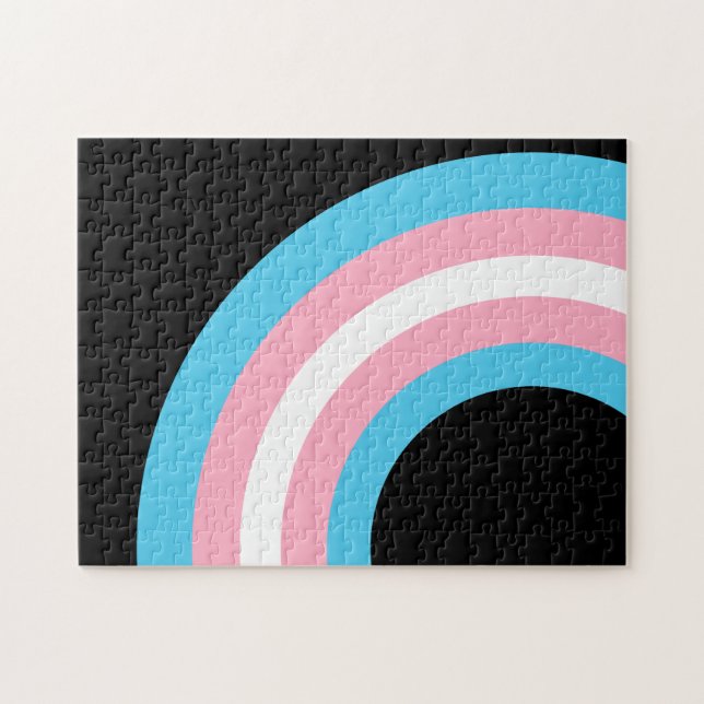 Cool Transgender Pride Art Jigsaw Puzzle (Horizontal)