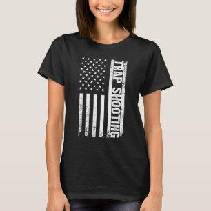 Cool Trap Shooting Art For Men Women Trap Shooter T-Shirt