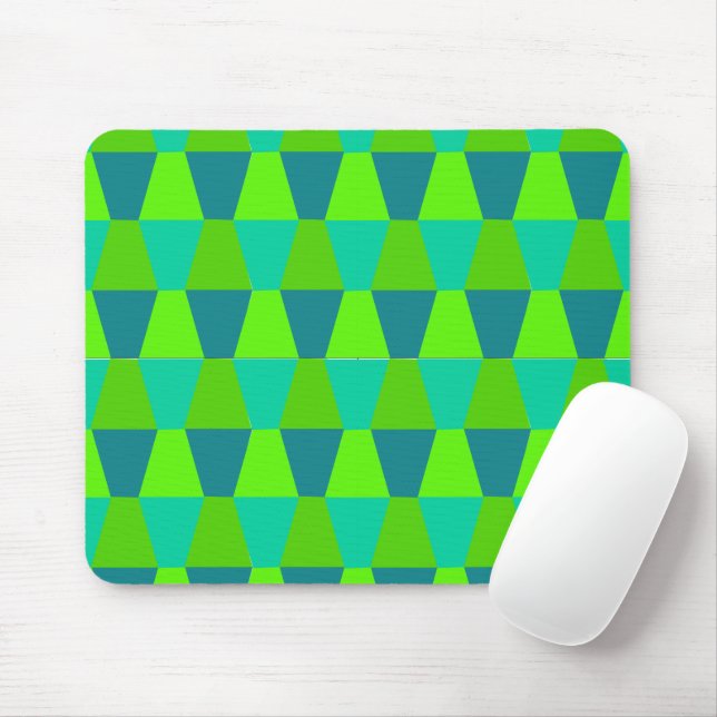 Cool Trapezoids  Mouse Pad (With Mouse)