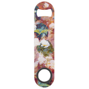 Cool, trendy art of romantic flower pattern