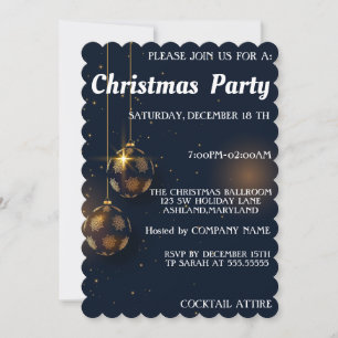 Cool, Trendy. Beautiful Christmas Invitation