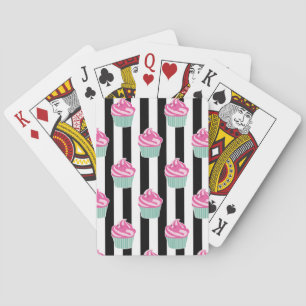 Cool Trendy Black and Wite Playing Cards