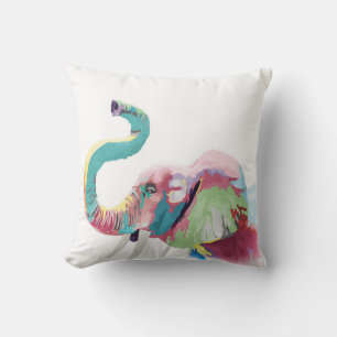 Cool Trendy Colourful Elephant  Cushion