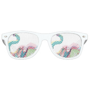 Cool Trendy Colourful Elephant  Retro Sunglasses