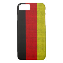 Cool trendy Germany flag burlap texture