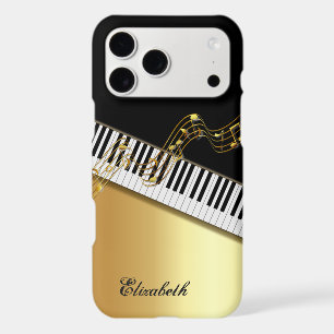 Cool Trendy Gold Notes,Piano Keys -Personalised