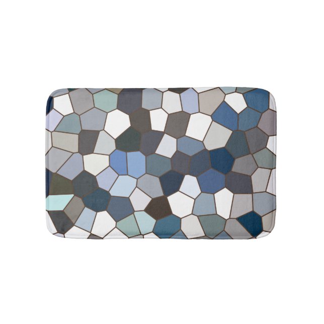 Cool Trendy Modern Pattern Bath Mat (Front)