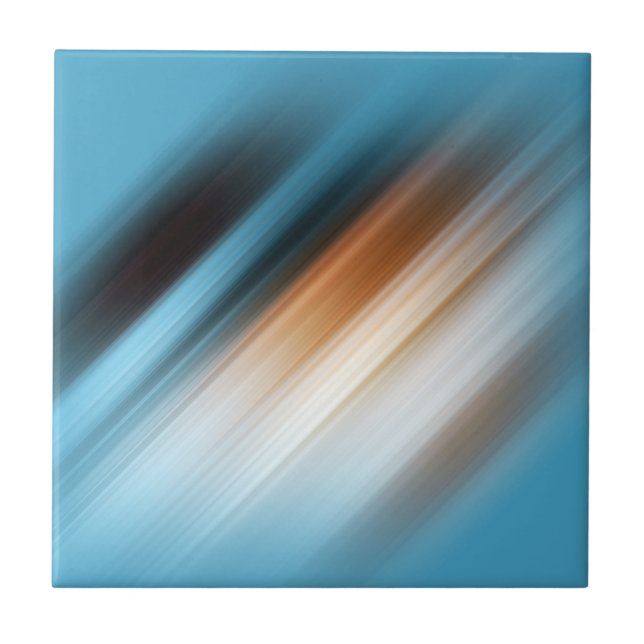 Cool Trendy Modern Pattern Ceramic Tile (Front)