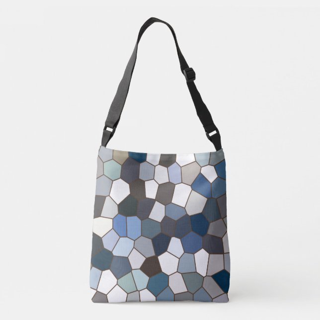 Cool Trendy Modern Pattern Crossbody Bag (Back)
