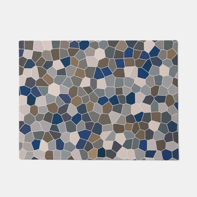 Cool Trendy Modern Pattern    Doormat (Front)