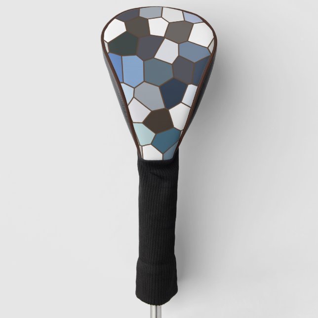 Cool Trendy Modern Pattern Golf Head Cover (Front)