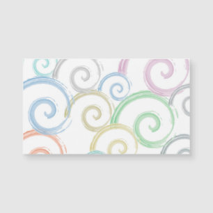 Cool, trendy, modern wave water colour brushes