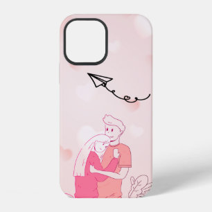 Cool Trendy Pink Couple Case-Mate iPhone Case