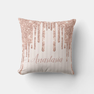 Cool Trendy Pink Glitter Cushion