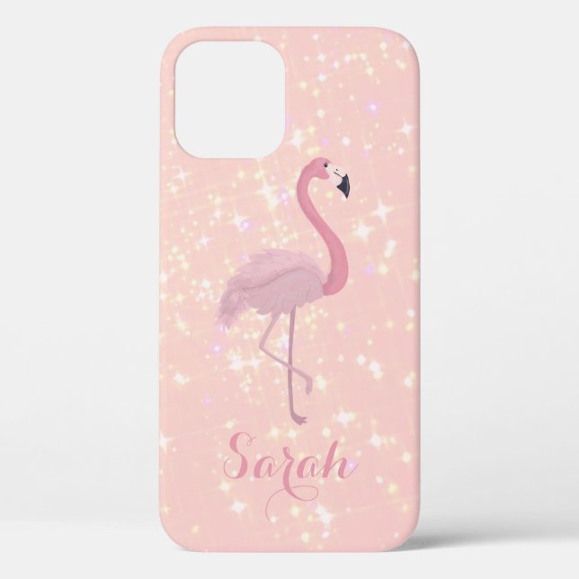 Cool Trendy Pink Heart Case-Mate iPhone Case (Back)