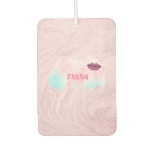 Cool Trendy Pink Marble Air Freshener
