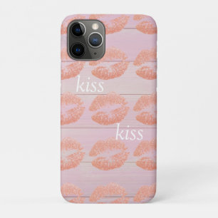 Cool Trendy Pink Wood iPhone 11 Pro Case