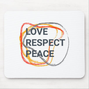 Cool, trendy, urban graphic design of a saying mouse pad