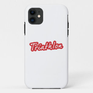 Cool Triathlon design iPhone 11 Case