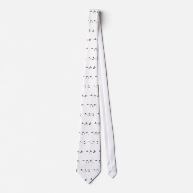 Cool Triathlon design printed on various consumer Tie (Front)