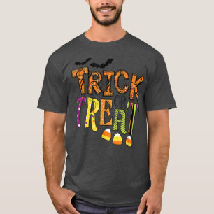 Cool Trick Or Treat Colourful For Halloween Town T-Shirt