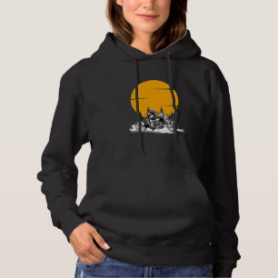 Cool Trike Motorcycle  Outfit Triker Biker Hoodie