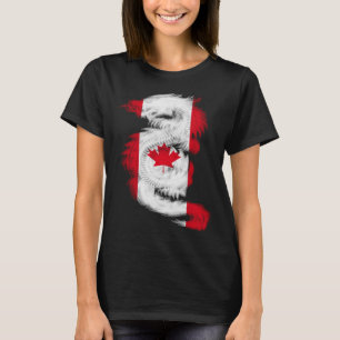 Cool Trippy dragon EDM raves techno Canada Canadia T-Shirt