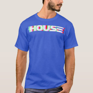 Cool Trippy Glitch Anaglyph Rave House Raver T-Shirt