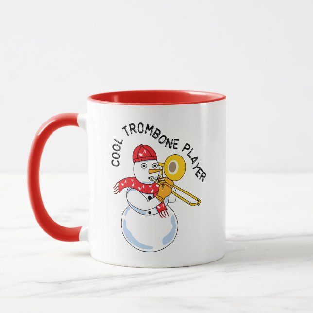 Cool Trombone Player Mug (Left)