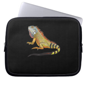 Cool Tropical Iguana Lizard, Pet Gift Laptop Sleeve