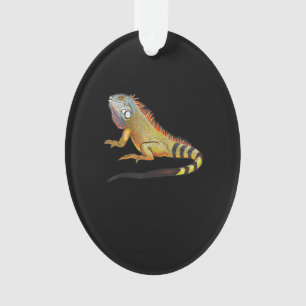Cool Tropical Iguana Lizard, Pet Gift Ornament