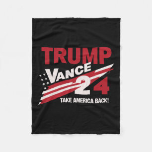 Cool Trump Vance Design  Fleece Blanket