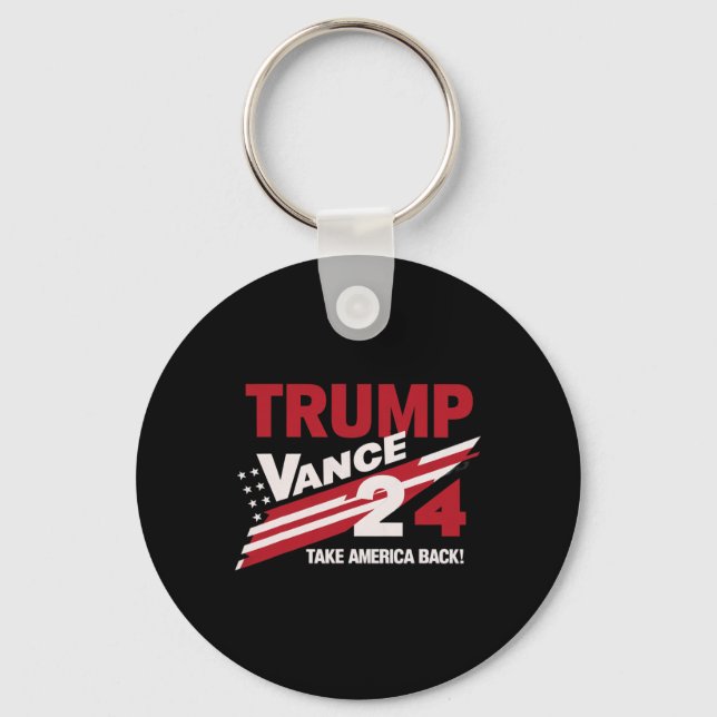 Cool Trump Vance Design  Key Ring (Front)