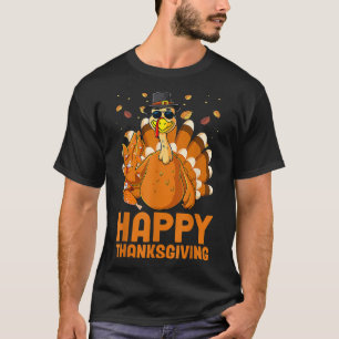 Cool Turkey Salting Fall Vibes Autumn Funny Thanks T-Shirt