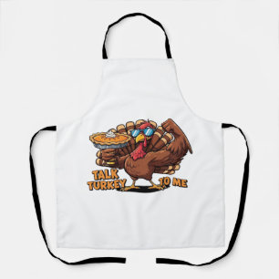 Cool Turkey Thanksgiving Funny Classic T-Shirt_1.p Apron