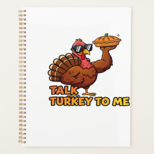 Cool Turkey Thanksgiving Funny Classic T-Shirt.png Planner