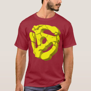 Cool Turntable 45 RPM Adapter For DJ Music Nerd T-Shirt
