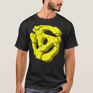 Cool Turntable 45 RPM Adapter For DJ Music Record T-Shirt
