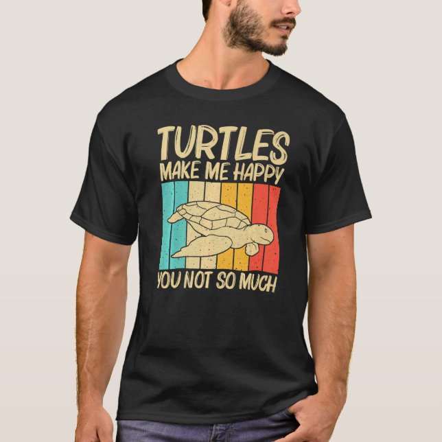 Cool Turtle For Men Women Sea Turtle Aquatic Anima T-Shirt (Front)