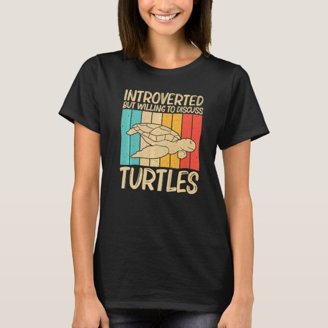 Cool Turtle For Men Women Sea Turtle Aquatic Anima T-Shirt (Front)