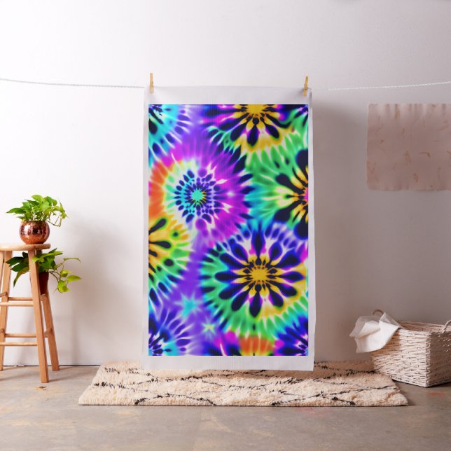 Cool Tye Dye Pattern Fabric (In Situ)