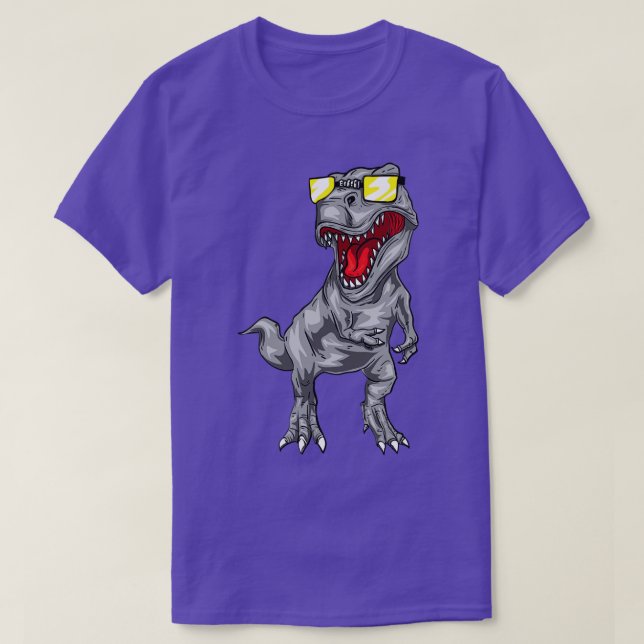 Cool Tyrannosaurus Rex Dinosaur TRex T-Shirt (Design Front)