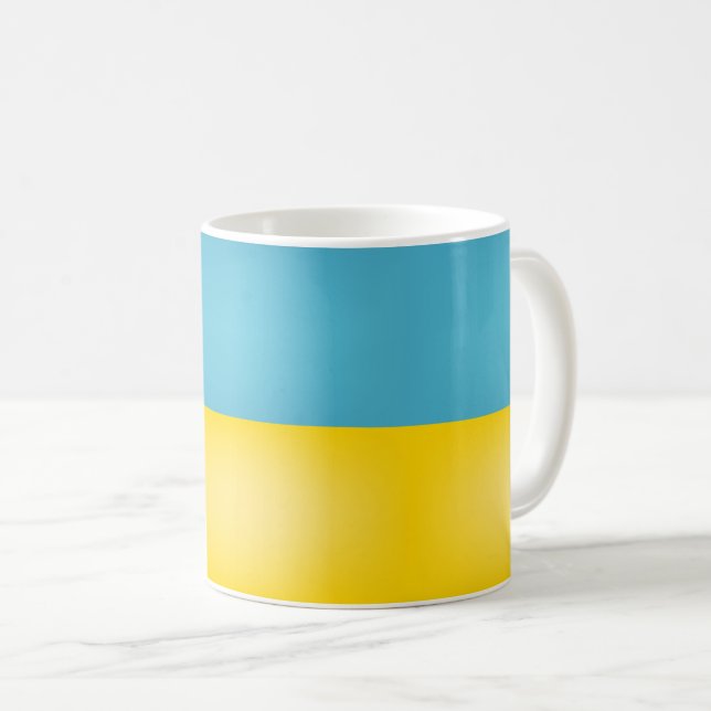 Cool Ukraine Flag Coffee Mug (Front Right)