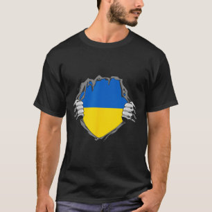 Cool Ukrainian Flag Shirt Ukrainian Hero