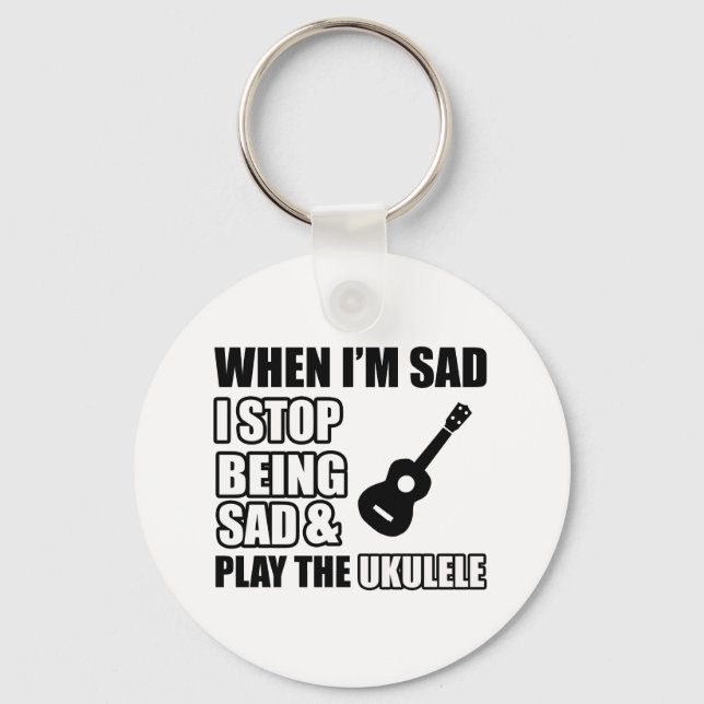 Cool Ukulele designs Key Ring (Front)